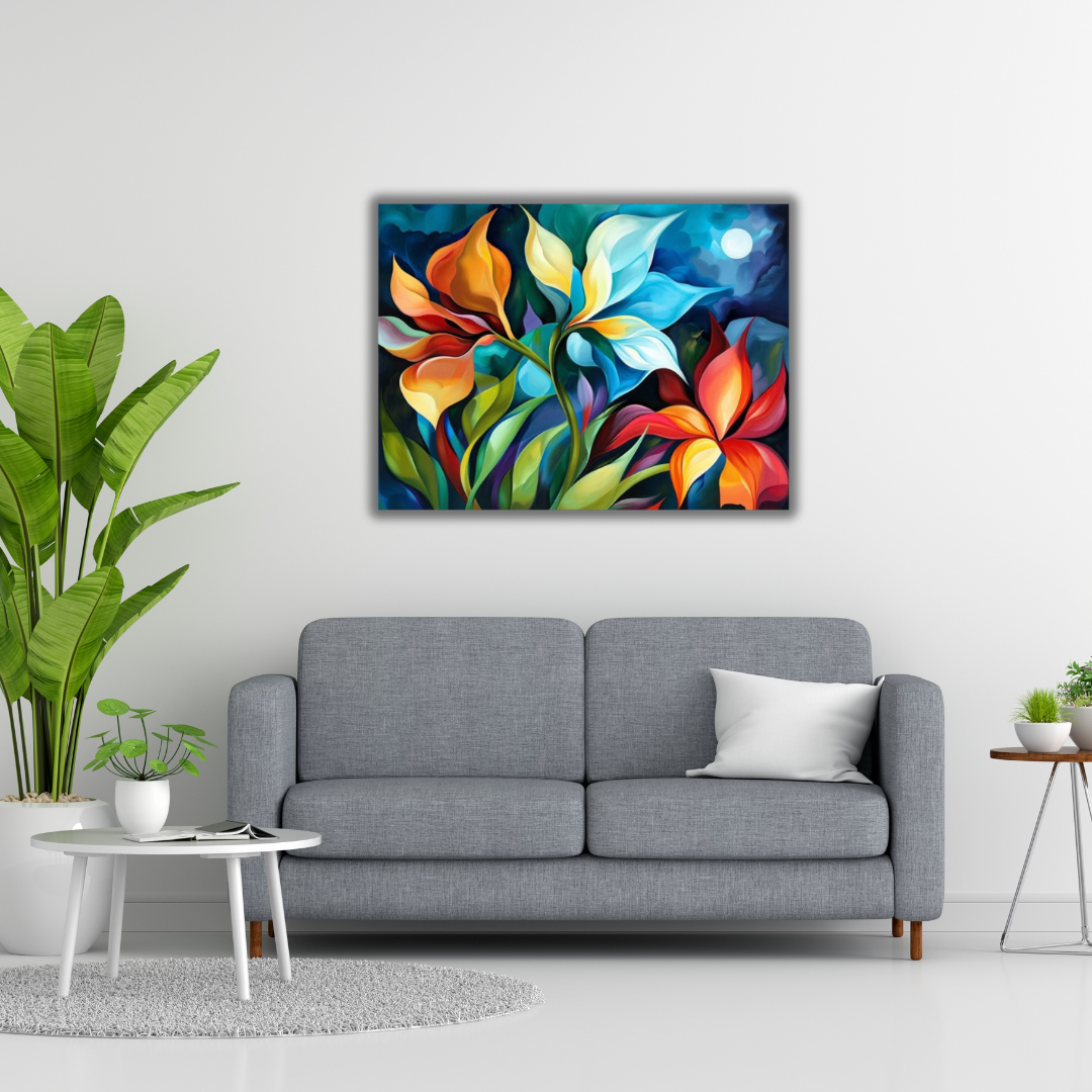 Tableaux fleurs modernes & stylisés – Collection 2025