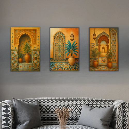 Tableaux décoratifs pour salon marocain 2025 - Tabluxe
