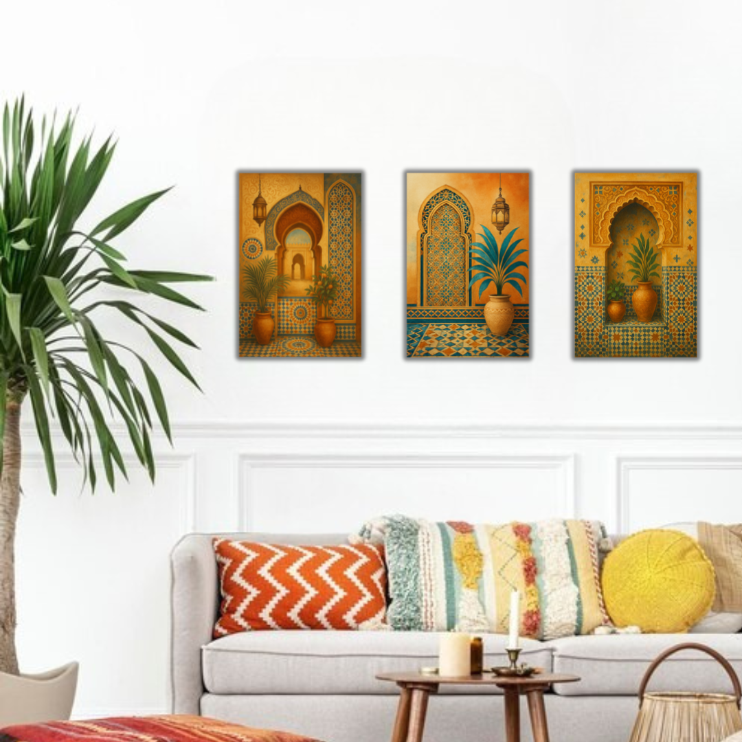 Tableaux décoratifs pour salon marocain 2025 - Tabluxe