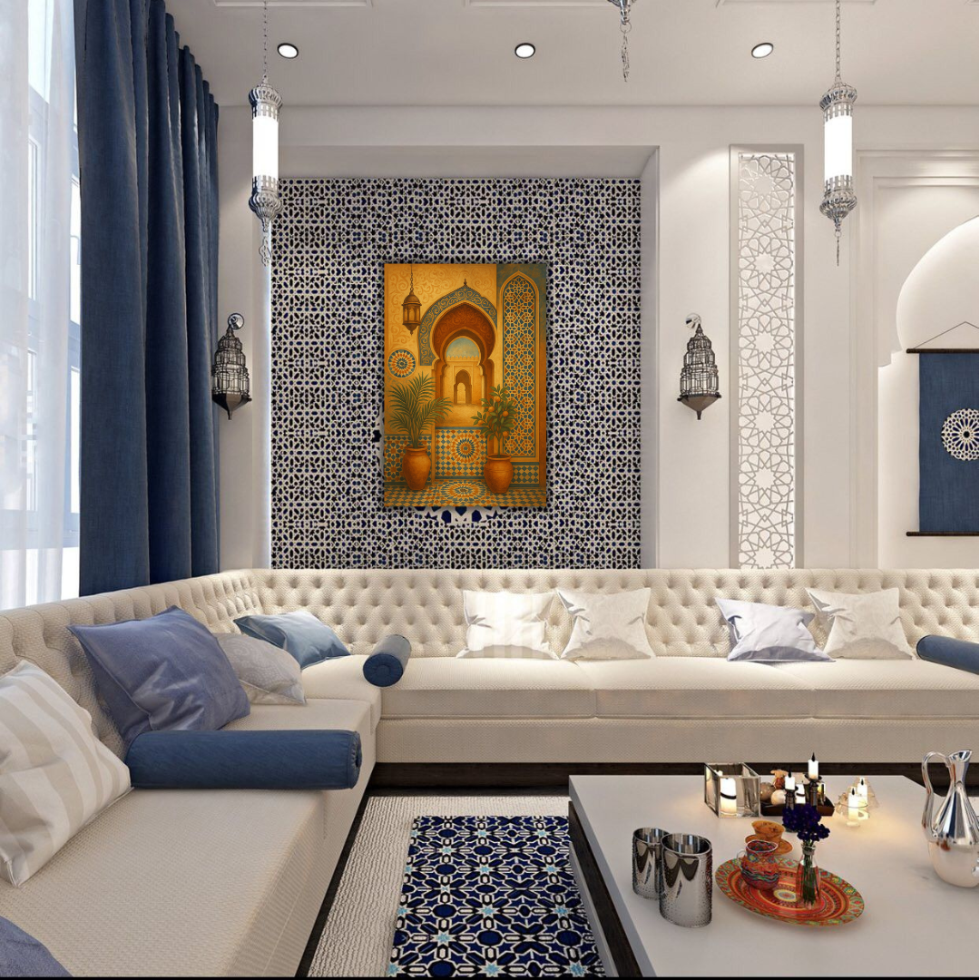 Tableaux décoratifs pour salon marocain 2025 - Tabluxe