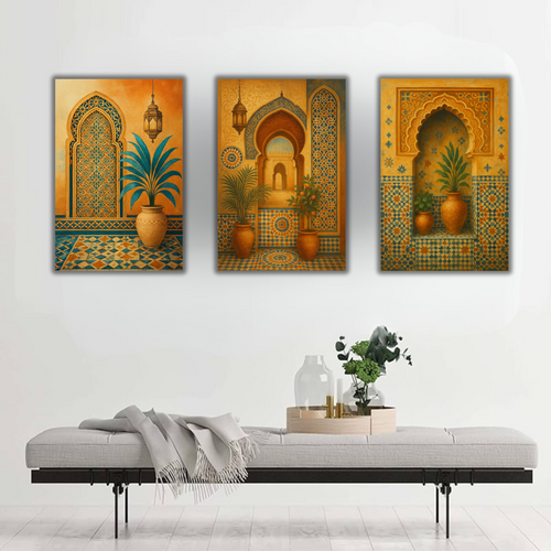 Tableaux décoratifs pour salon marocain 2025 - Tabluxe
