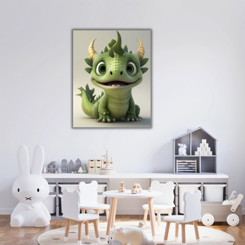 Tableau Enfant Dragon Bébé Mignon