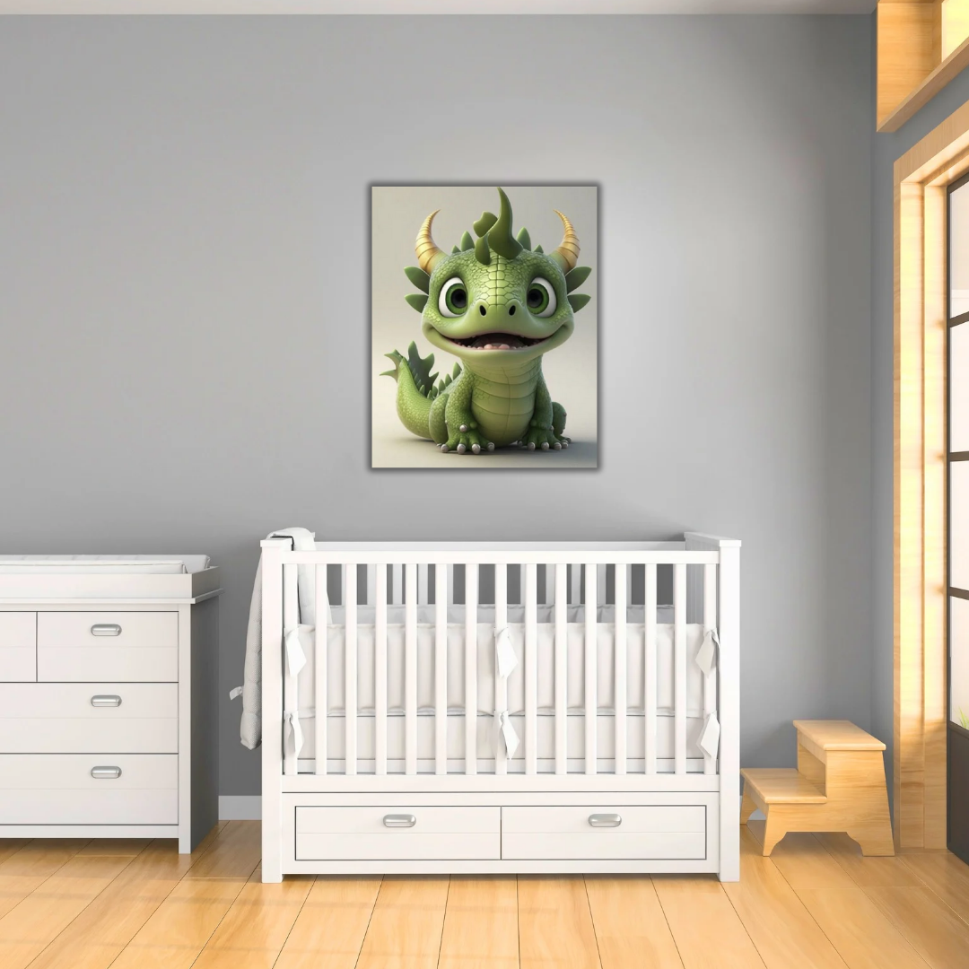 Tableau Enfant Dragon Bébé Mignon - Tabluxe