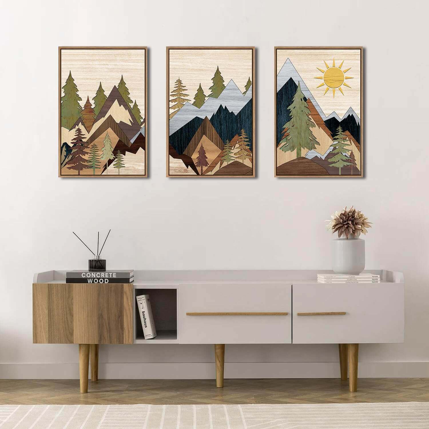 Tableaux Muraux Encadrés au Design Montagnard - Tabluxe