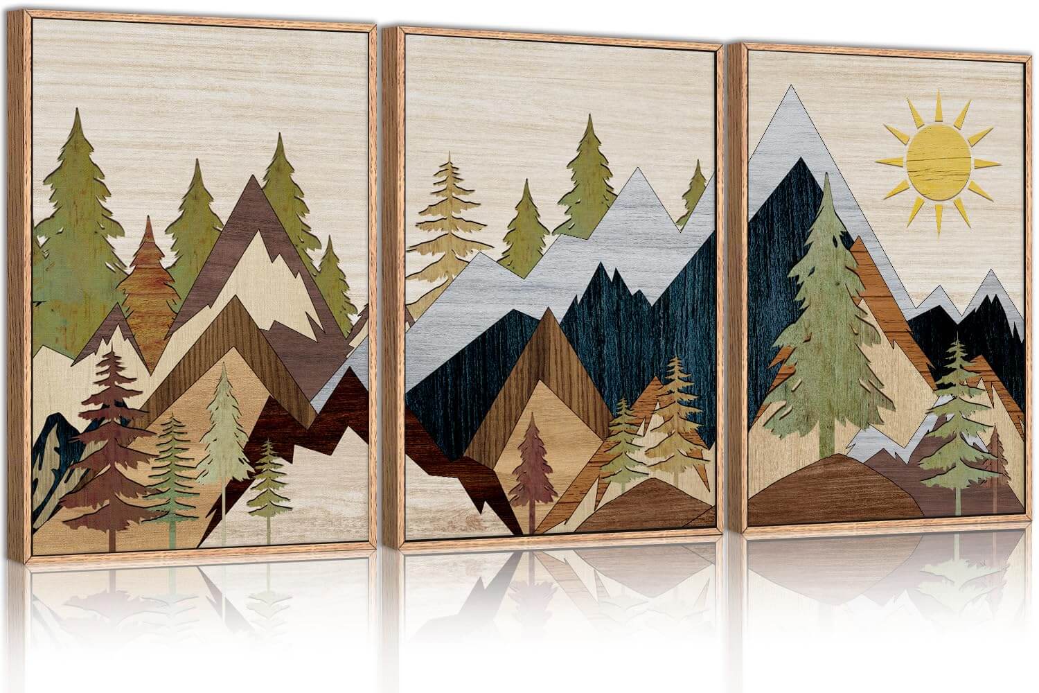 Tableaux Muraux Encadrés au Design Montagnard - Tabluxe