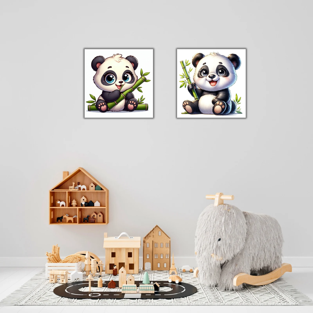 Tableaux de Pandas Mignons - Tabluxe