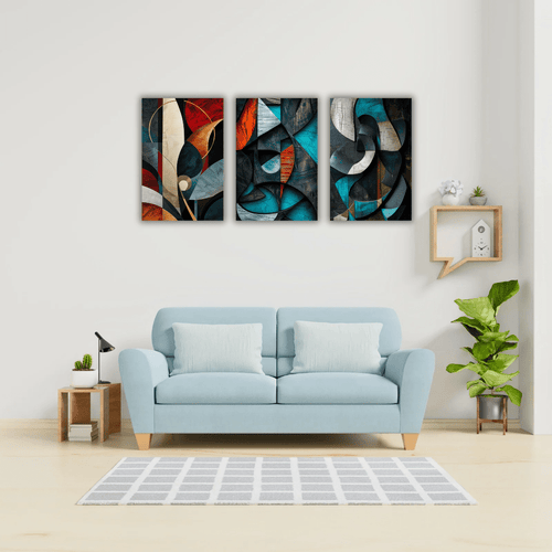 Ensemble de 3 tableaux décoratifs