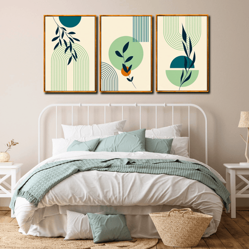 Lot de 3 Tableaux Muraux Bohèmes