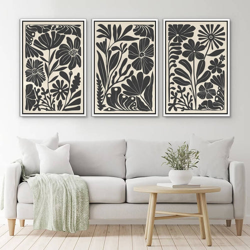 3 Tableaux muraux avec cadre de luxe - Tabluxe
