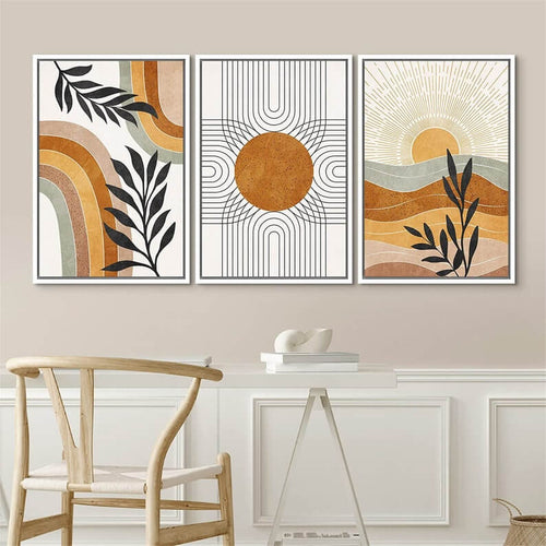 Ensemble de 3 Tableaux Muraux Bohèmes - Tabluxe
