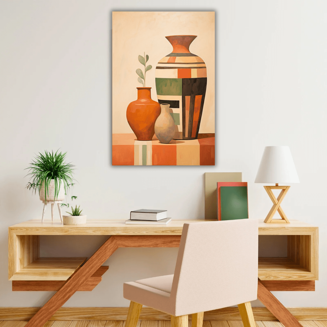 Harmonie des Formes et des Couleurs sur Toile de Qualité - Tabluxe
