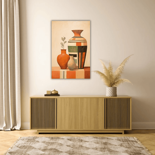 Harmonie des Formes et des Couleurs sur Toile de Qualité - Tabluxe
