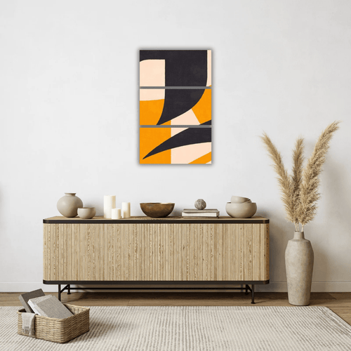 Tableau en Trois Sections – Élégance et Modernité - Tabluxe
