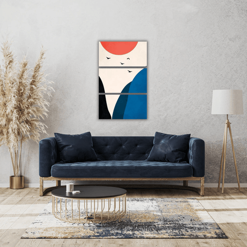 Tableau Moderne en 3 Parties au maroc