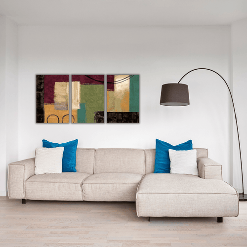Trois tableaux abstraits imprimés pour enrichir la décoration de votre maison - Tabluxe
