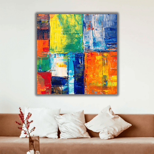 Tableaux Abstraits Multicolores pour une Décor luxe