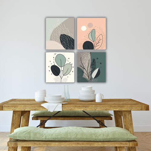 4 Tableaux Abstraits pour Une Décoration Unique - Tabluxe
