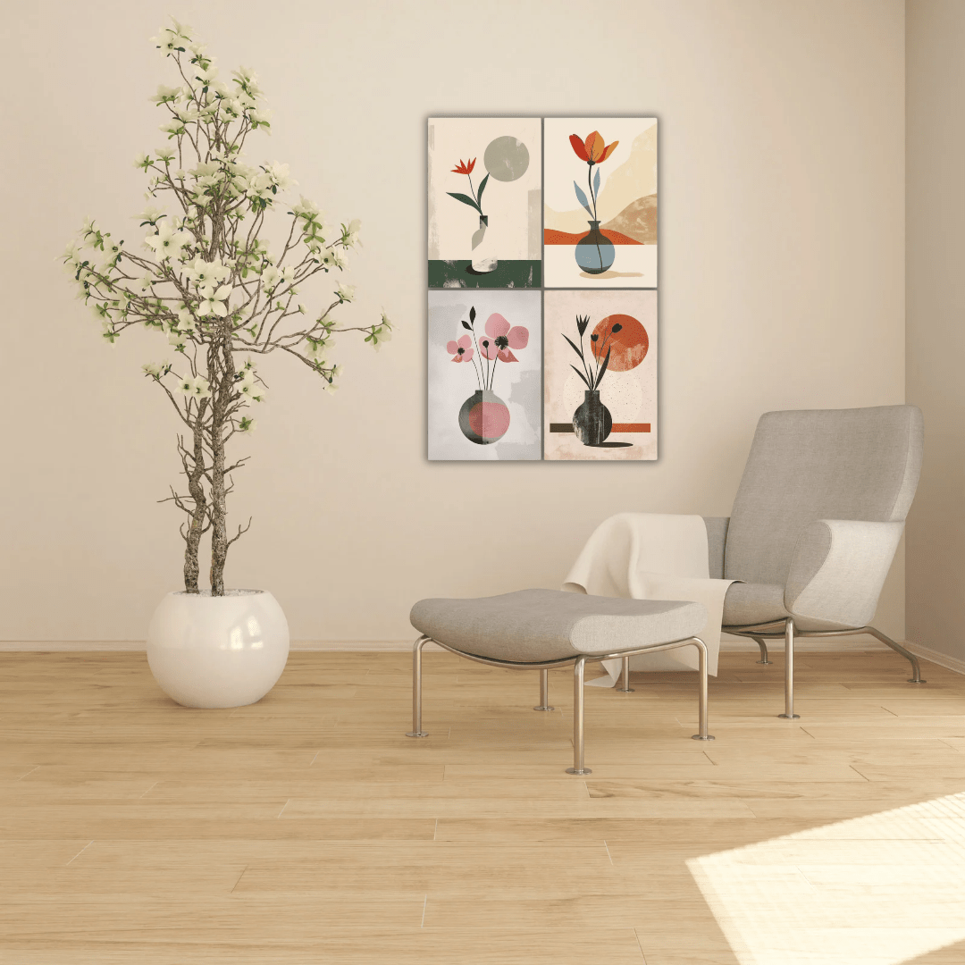 4 Tableaux Abstraits Modernes pour Sublimer Votre Intérieur - Tabluxe