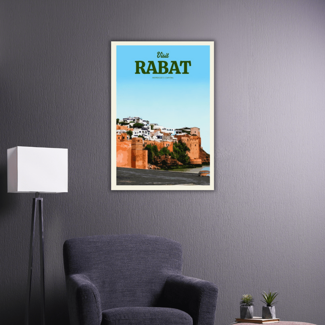 Tableau décoratif des Oudayas Rabat - Tabluxe